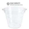 1pc Acrylic Ice Bucket Ice Bucket ice Cooler Bucket ice Holder Freezer Bucket ice Container Beverage Spittoon Transparent Ice Bucket bar ice Bucket ice Wine Barrel Beer view 3