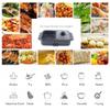 2-in-1 Electric Grill with Hot Pot 1200W 110V, Portable Electric Hot Pot Barbecue Grill Non-Stick Teppanyaki Pan Indoor Multifunctional Hot Pot Split-Design Baking Tray (Black) view 2