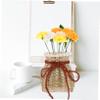 Cabilock Woven Woven Round Basket Wicker Basket Fern Flower Plant Storage Round Fruit Holder Size Ikebana Vases Rattan Decor Rattan Decor view 3