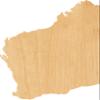 Western Australia Laser Cut Out Wood Shape Craft Supply - 2" view 1