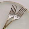 Beach Theme Wedding Gift - Gold Forks with Laser Engraved Anchors - Nautical Keepsake for Home and Kitchen - Personalized Sea Party Birthday Table Decorations - Stainless Steel Flatware for Couple view 2