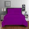 100% Organic Cotton 5 Piece Down Alternative Comforter Set 500 GSM Twin/Twin XL | Purple Decorative Diamond Pattern Best Comforter Collection-1 Box Stitched Comforter with 4 Pillow Shams view 1