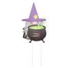 Halloween Yard Witch Yard Stakes Outdoor Lawn Insert for Haunted House Garden Decoration view 1