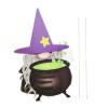 Halloween Yard Witch Yard Stakes Outdoor Lawn Insert for Haunted House Garden Decoration view 2