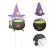 Halloween Yard Witch Yard Stakes Outdoor Lawn Insert for Haunted House Garden Decoration view 3