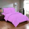 100% Organic Cotton 5 Piece Down Alternative Comforter Set 500 GSM King/Cal-King | Lilac Decorative Diamond Pattern Best Comforter Collection-1 Box Stitched Comforter with 4 Pillow Shams view 2