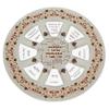 Art Judaica Elegant Glass Rosh Hashana Plate 35 cm view 1