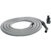 Cen-Tec Systems 20 Ft. Premium Shop Vacuum Extension Hose with 2 tank adapters and 1.25" curved end, Silver view 1