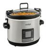 Crock-Pot 7-Quart Slow Cooker, Portable Programmable with Timer, Locking Lid, Stainless Steel; an Essential Kitchen Appliance, Perfect for Families and Gatherings view 1