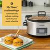 Crock-Pot 7-Quart Slow Cooker, Portable Programmable with Timer, Locking Lid, Stainless Steel; an Essential Kitchen Appliance, Perfect for Families and Gatherings view 2