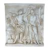 Hercules Crowned by Glory Wall Decor Plaque Relief Greek Sculpture Louvre Museum, Height: 53,5 cm (21 inches) view 1