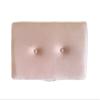 Noori Rug Home - Lux Collection Modern Dove Rectangle Pink Velvet Storage Stool - 20x13.5x19 - Livingroom,Bedroom, Kid's Room, Nursery, Medium view 3