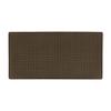 Achim Home Furnishings Woven-Embossed Faux-Leather Anti-Fatigue Mat - 20in x 39in - Espresso view 1