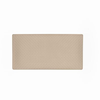 Achim Home Furnishings Woven-Embossed Faux-Leather Anti-Fatigue Mat - 20in x 39in - Tan