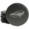 1970 Dodge Challenger Coasters: 4 Iconic Images in Every Set - Round Slate - Set of 4 view 1