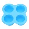 Alvinlite 4 Hole Portable Silicone Egg Bites Mold Rack Steamer for Reusable Pressure Cooker Accessories Blue view 4