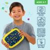 Bentgo Kids Prints Leak-Proof, 5-Compartment Bento-Style Kids Lunch Box - Ideal Portion Sizes for Ages 3-7, Durable, Drop-Proof, Dishwasher Safe, & PFAS & BPA-Free Materials (Space) view 3