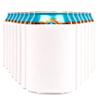 Blank Beer Can Coolers Sleeves (30-Pack) Soft Insulated Beer Can Cooler Sleeves - HTV Friendly Plain Can Sleeves for Soda Beer Cans & Bottles - Blanks for Vinyl Projects Wedding Favors & Gifts (White) view 1
