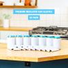 Blank Beer Can Coolers Sleeves (30-Pack) Soft Insulated Beer Can Cooler Sleeves - HTV Friendly Plain Can Sleeves for Soda Beer Cans & Bottles - Blanks for Vinyl Projects Wedding Favors & Gifts (White) view 3
