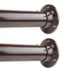 1.5" Adjustable 28-48 inch Room Divider Rod and Socket Set - Cocoa view 2