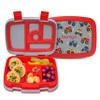 Bentgo Kids Prints Leak-Proof, 5-Compartment Bento-Style Kids Lunch Box - Ideal Portion Sizes for Ages 3-7, Durable, Drop-Proof, Dishwasher Safe, & PFAS & BPA-Free Materials (Trucks) view 1