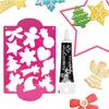 12 Christmas cookies cutter plate + Icing black pen view 1