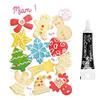 12 Christmas cookies cutter plate + Icing black pen view 3