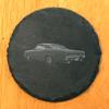 Classic Muscle on Your Table: 1967 Chevelle Coasters for Car Fans - Round Slate - Set of 8 view 2