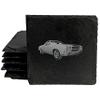 1970 Chevy El Camino Coasters: Muscle Meets Utility for Your Drinks - Square Slate - Set of 4 view 1