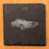 1970 Chevy El Camino Coasters: Muscle Meets Utility for Your Drinks - Square Slate - Set of 4 view 2