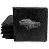 1972 Chevy Chevelle Malibu SS Coasters: Own a Piece of Muscle Car History - Square Slate - Set of 6 view 1