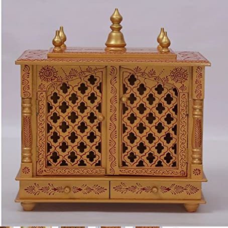 Jodhpur Handicrafts Wooden MDF Temple Size (LxBxH) (20x12x24) INCH