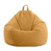 AMGJ Bean Bag Chair Cover Only(No Filler), Corduroy Fabric Lazy Sofa Cover for Organizing Children Plush Toys, for Adults, Kids, Teens,Khaki,80x90cm view 1
