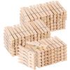 200pcs 3inch Clothes Pins Wooden Clothespins Heavy Duty Spring Wood Clips for Laundry Hanging Clothes Pictures Crafts view 1