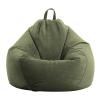 AMGJ Bean Bag Chair Cover Only(No Filler), Corduroy Fabric Lazy Sofa Cover for Organizing Children Plush Toys, for Adults, Kids, Teens,Green,90x110cm view 1