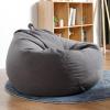 AMGJ Bean Bag Chair Cover Only(No Filler), Corduroy Fabric Lazy Sofa Cover for Organizing Children Plush Toys, for Adults, Kids, Teens,Green,90x110cm view 2