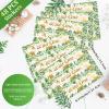 48 Pieces Wild One Water Bottle Sticker Greenery Jungle Animals Favor Stickers Jungle Themed Water Bottle Labels for Wild One Themed Birthday Party Decorations (8.27 x 1.97 inch) view 2