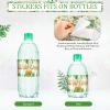 48 Pieces Wild One Water Bottle Sticker Greenery Jungle Animals Favor Stickers Jungle Themed Water Bottle Labels for Wild One Themed Birthday Party Decorations (8.27 x 1.97 inch) view 3