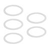 Cabilock 5pcs Glass jar Silicone o Rings Vacuum Coffee Maker Glass jar Sealing Ring Flat Espresso Machine Accessories Silicone Sealing Rings Replacement Ring Kitchen Supplies Suite view 2