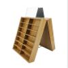 FixtureDisplays 28-Slot (6.5X2X2.6" Slot) Storage Bin Organizer Sunglass Reading Glass Eyewear Displan Tabletop Travel Showcase with Mirrors Advent Calendar 21411-NF view 2