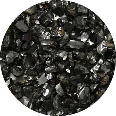 Elite Shungite Stones Chips for Water Purification Tablets, Authentic Shungite Stones for Shungite Water Bottle (25 GRAM)