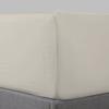 100% Egyptian Cotton 400 Thread Count Fitted Sheet, Sateen Weave, Extra Long Staple, Deep Pocket, Cool, Breathable, Soft (Linen, King) view 1