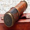 16" Nautical Marine Leather Solid Brass Telescope Dolland London-Antique Gift view 1