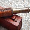 16" Nautical Marine Leather Solid Brass Telescope Dolland London-Antique Gift view 3