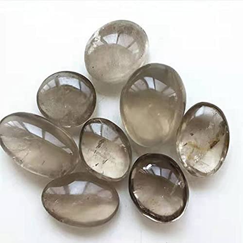 Natural Gemstone Quartz Smoky Quartz Palm Crystals Healing Stones for Home Decoration 300g