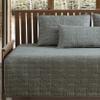Eddie Bauer - Daybed Set, Reversible Cotton Bedding with Matching Shams & Decorative Pillow Cover, Luxurious Bedding Set (Troutdale Green, Daybed) view 4