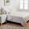 Fall Classic King Sour Cream 4pc Fairlawn Solid Quilt Set - Threshold Collection view 1