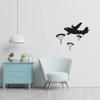 Parachute Parachutes Military Swat Team Army Men Soldier Wall Sticker Art Decal for Girls Boys Room Rooms Playroom Bedroom Gym House Home Decor Stickers Walls Art Vinyl Decoration Size (18x20 inch) view 1