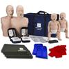 CPR Savers Training Kit with PRESTAN TAKE2 CPR Manikins and AED Trainers (2 Adult, 2 Infant, & 2 AED Trainers), CPR Mat, Manikin Vests, CPR Savers Rescue Mask (Dark) view 1