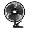 HORV Electric Air Fan -12V / 24V Car Oscillating Fan -8 inch Portable Vehicle Fan - Auto Camper Fan - 2 Speed Airflow Desk Fans with Clip view 1